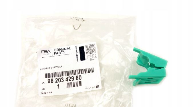 P308 07- P3008 09- C4 C5 Debriyaj Pedal Agrafı ( Plastiği ) 9820342980 Orjinal