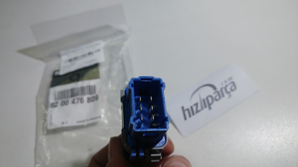 Kango 2 Master 3 Cam Düğme Mavi 8200476809 Orjinal