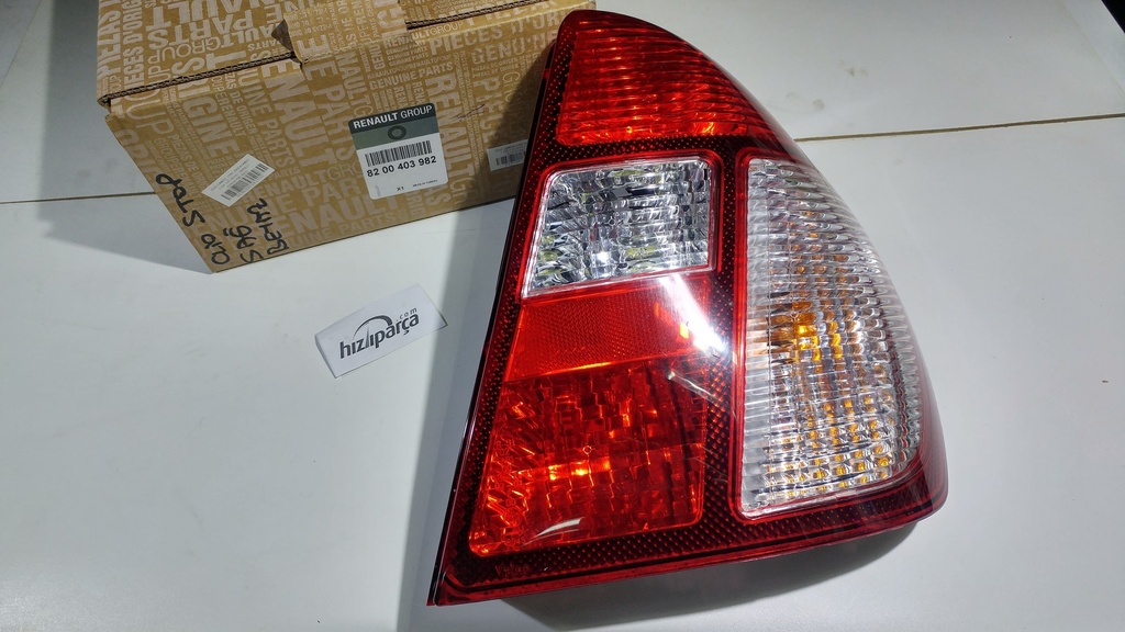 Clio Symbol 1998-2008 Komple Stop Sağ Beyaz Sinyalli 8200403982 Mais