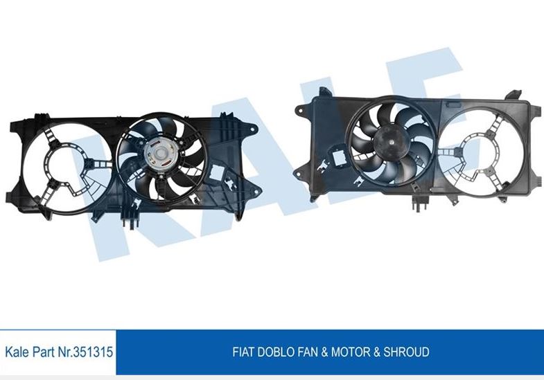 Doblo 1.9 1.3 Linea Euro 3 Fan Motoru Komple Davlumbazlı ( Tek Fan+Tek Ayak ) 51738799