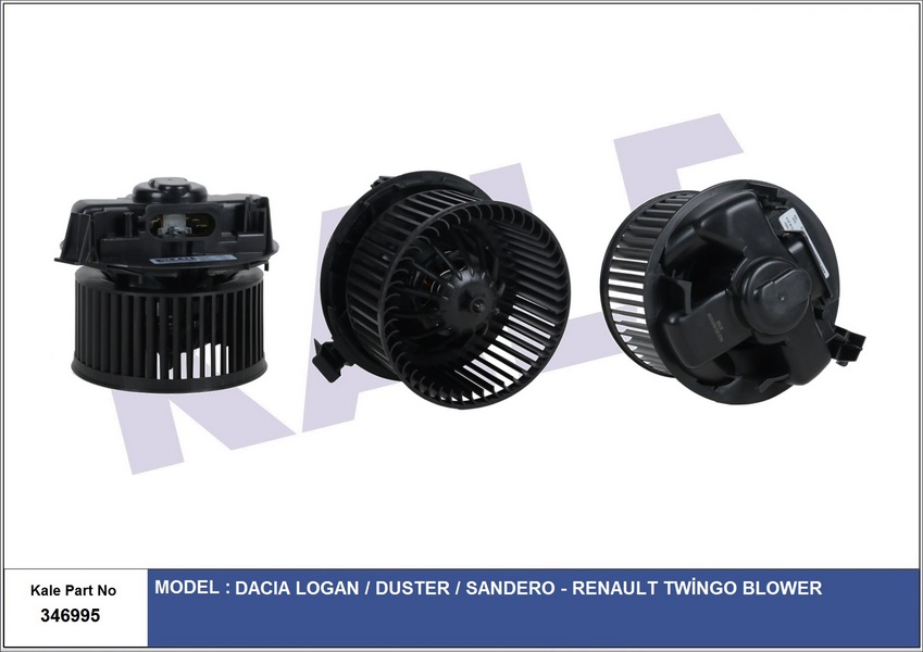 [KLR-346995] Duster Sandero Clio 3 4 Kalorifer Motoru 7701067982