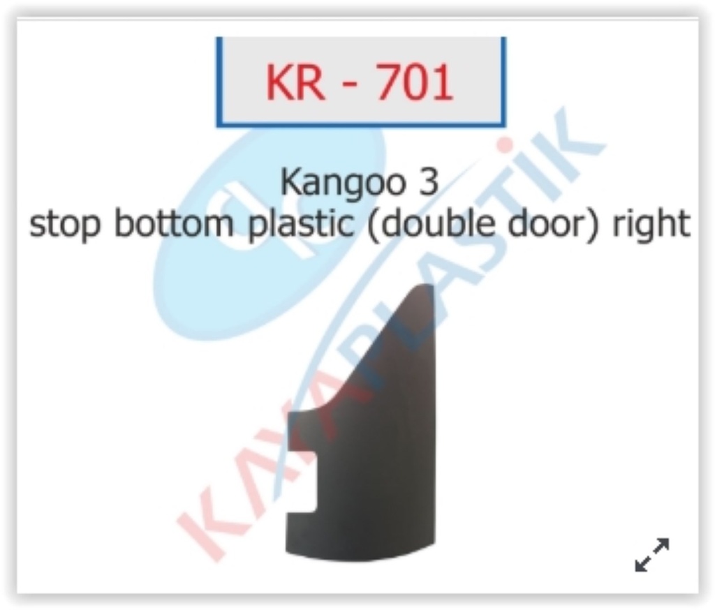Kango 2 2008-2015 Stop Alt Plastiği Sağ