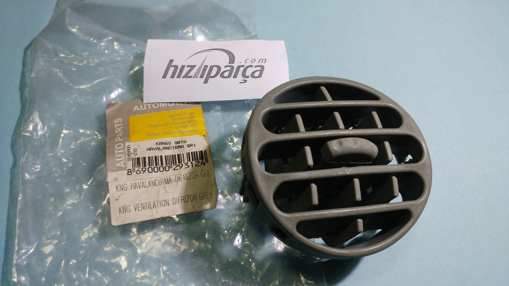 Kango 1998-2003 Havalandırma Izgarası (Difizör) Orta Gri