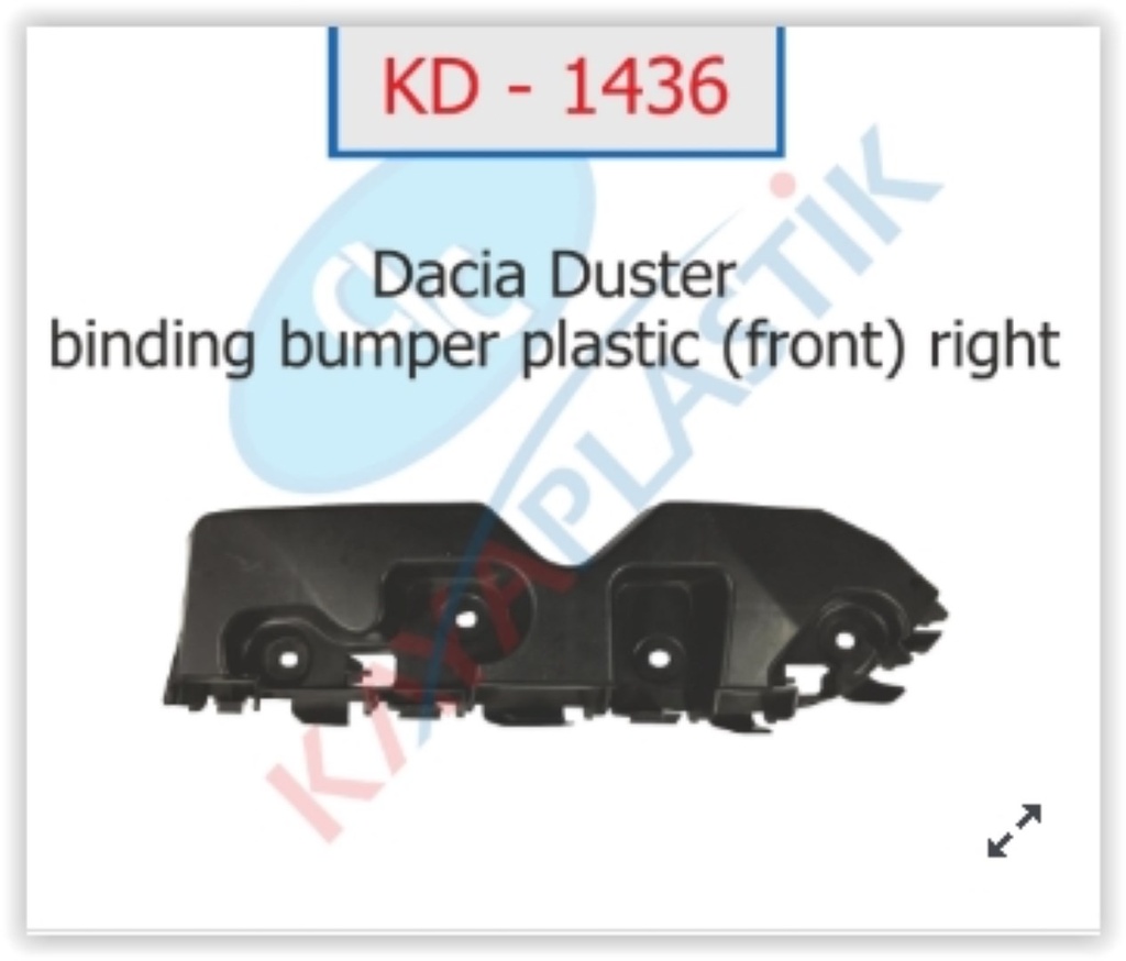 [KAYA KD1436] Duster Ön Tampon Ayağı Sağ