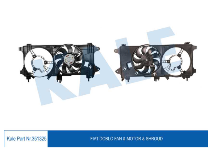 Doblo 1.9 1.3 Linea Euro 3 Fan Motoru Komple Davlumbazlı ( Tek Fan ) 51755589
