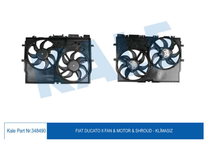 Ducato 3 2.3 Fan Motoru Komple Davlumbazlı 1358009080