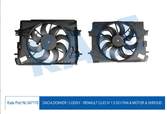 Clio 4 Dokker Lodgy Fan Davlumbazı Komple 214753416R