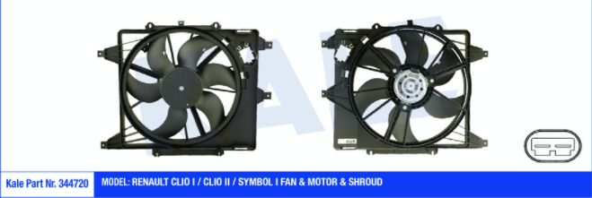 Kango Clio 1.4 1.5 Ac Fan Motor+ Şase + Pervane 7701045816