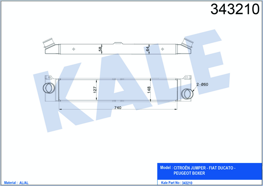 Boxer Jumper Ducato 3 06- Turbo Radyatörü 0384.K1