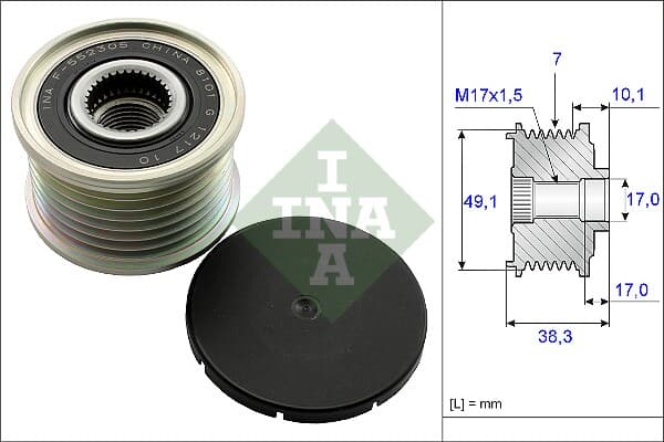 Laguna Megane 3 2.0 D Master 3 2.3 Alternatör Kasnağı 23151JG71B