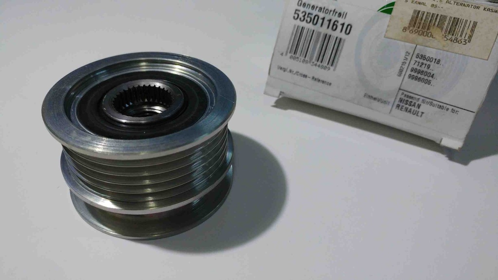 [INA 535011610] Clio Kango Megane 2 1.5 (2005-2010) Alternatör Kasnağı 5 Kanal 8200113636