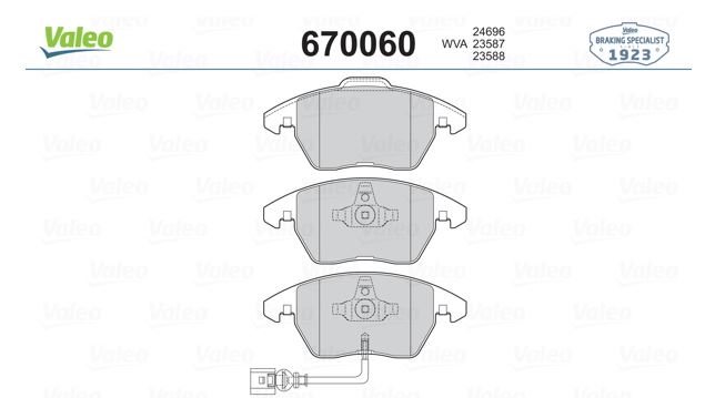 Caddy Golf Passat Polo Audi A3 Leon 04-15 Ön Balata 3C0698151C