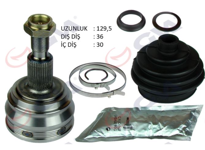 Golf 4 Bora Leon 1997-2004 Aks Kafası 1J0498099 AKL BFQ