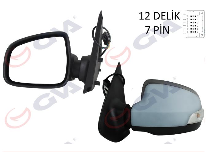 Symbol Sandero 2011- Sol Dış Dikiz Aynası Elektirikli ( Sinyalli ) 963029097R