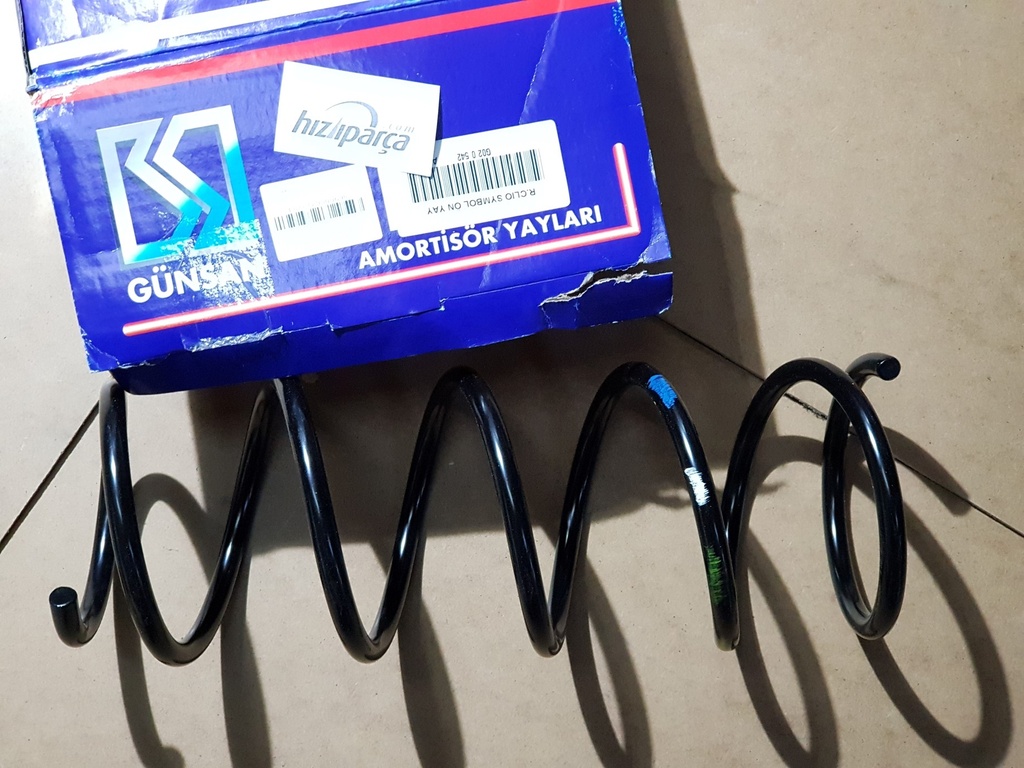 [GUNSAN 020542] Clio Symbol 98-08 Symbol Ön Helezon Yayı Takım 7700436185