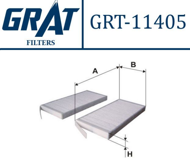 [GRT-11405] Kango 2 08-- Master 10- Polen Filtresi 8201676037