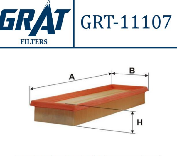 [GRT-11107] Trafic Megane 1.9 Hava Filtresi 7701477096