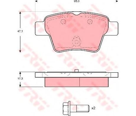 P307 C4 Arka Balata Küçük Tip 4254.19