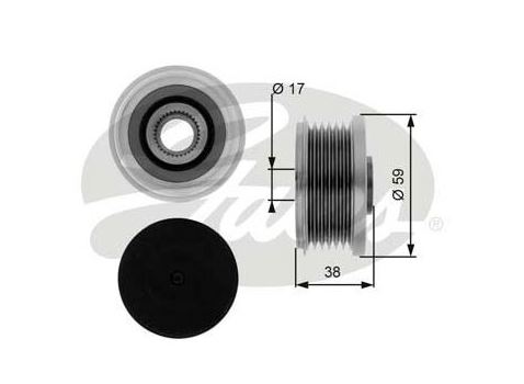 P301 1.6 Hdi Alternatör Kasnağı 77363468 535019410