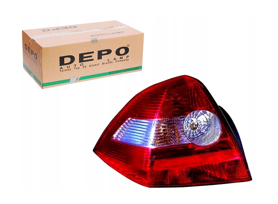 Megane 2 2003-2008 Sedan Komple Sol Arka Stop 8200142682