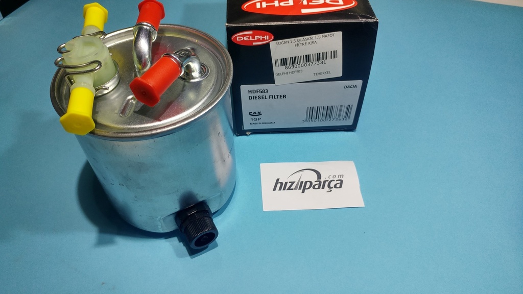 [DELPHI HDF583] Logan 1.5 Qashqai 1.5 Mazot Filtre Kısa 7701066680