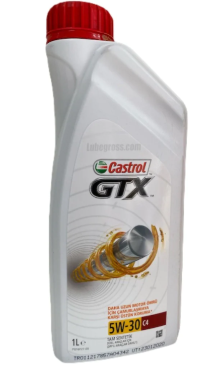 Castrol Motor Yağı 5W30 1 Lt Gtx C4 ( Partikül Filtreli Araçlar) ( Alman Grubu Hariç )