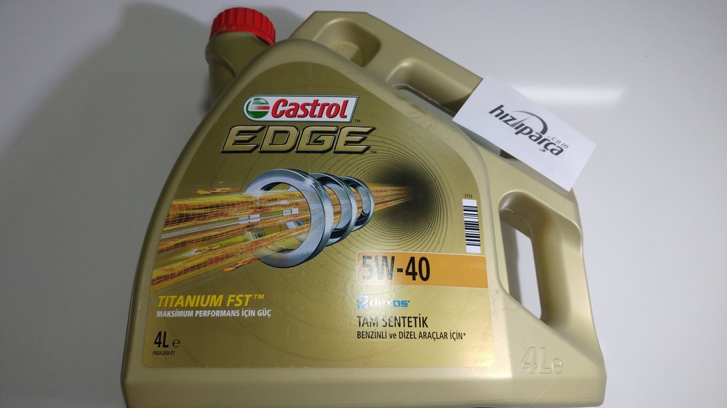 Castrol Edge Motor Yağı 5W40 4 Lt