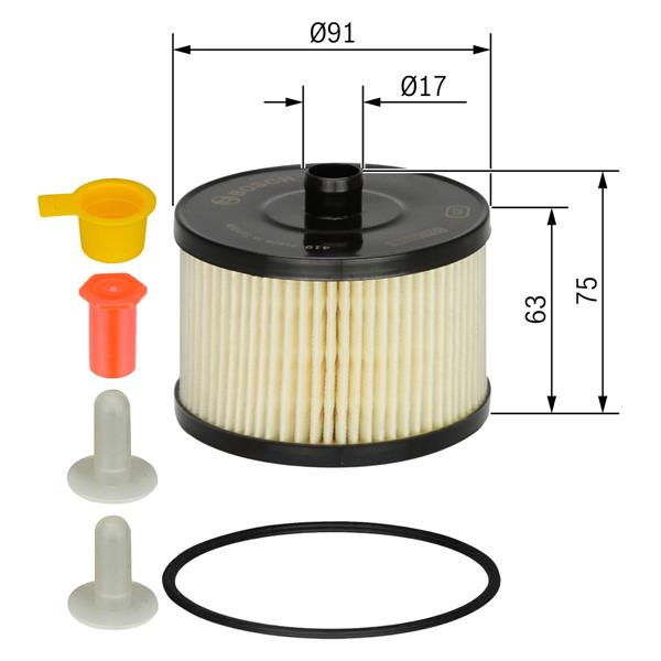 P307 P407 C4 C8 (02-10) 2.0 Hdi Mazot Filtre 1906.89