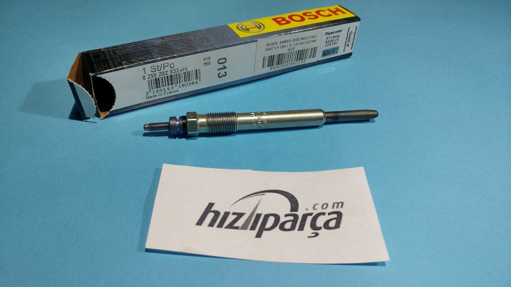 [BOSCHD 0250202032] Boxer Jumper Berlingo P307 P607 C4 (98-13) 2.0 Hdi Isıtma Buji 5960.F5