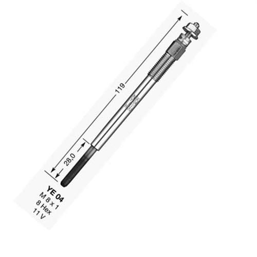 [BOSCH 250204001] P206 P306 P407 C2 C3 1.4 1.6D (01-10) Isıtma Buji Civatalı 5960.E9