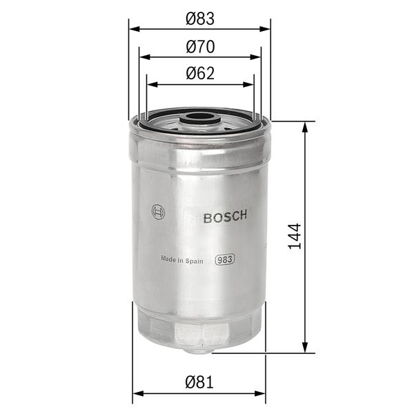 [BOSCH1457434314] Boxer Jumper 94-05 Doblo 1.9 Jtd Mazot Filtre 2.8 Hdi 1906.66