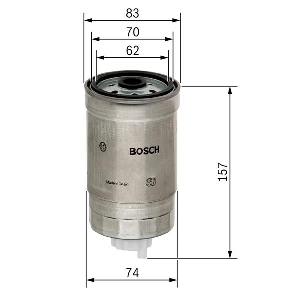 Boxer Jumper 1994-2001 Mazot Filtre 2.8 1906.62