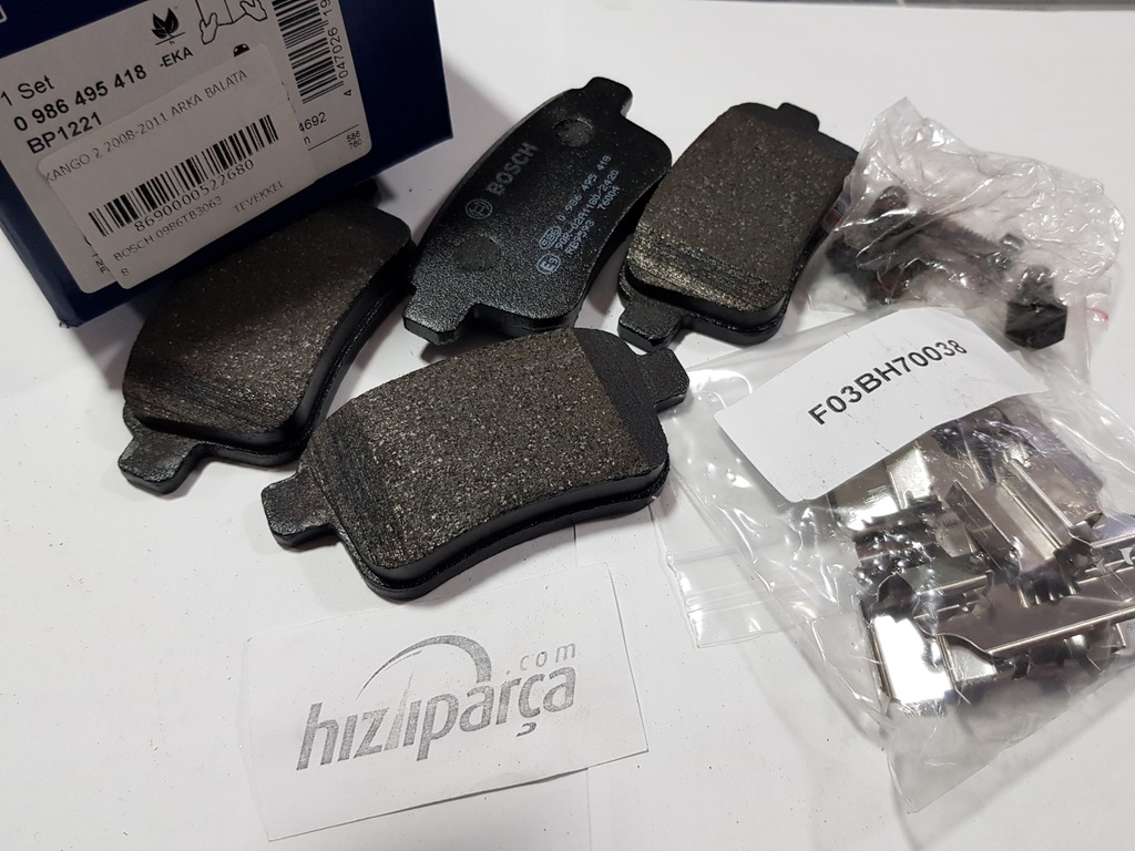Kango 2 2008-2011 Arka Balata 0986495418
