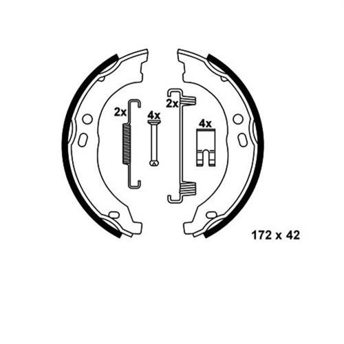[BOSCH 0986487726 F026004726] Jumper Boxer Ducato 3 2005- El Fren Balata 4241.N5