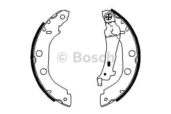 [BOSCH 0986487699] Kango (98-08) Arka Balata Ufak Tip