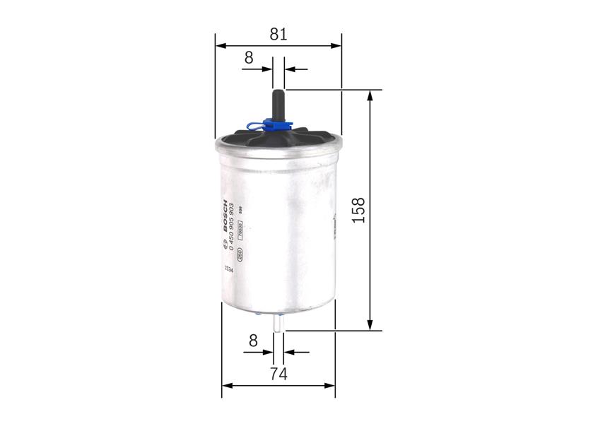 [BOSCH 0450905903] R19 1.6 8V Laguna 1 1.6 2.0 16V Benzin Filtesi 7700820376