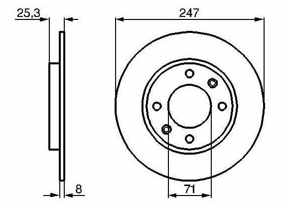 P106 P205 P206 P306 Zx Arka Fren Ayna Takım 4246.G6