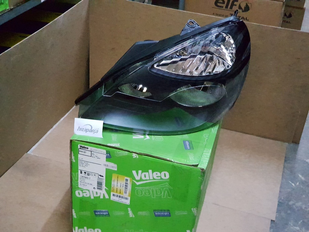 Clio 2001-2005 Komple Far Sol Siyah oto devi