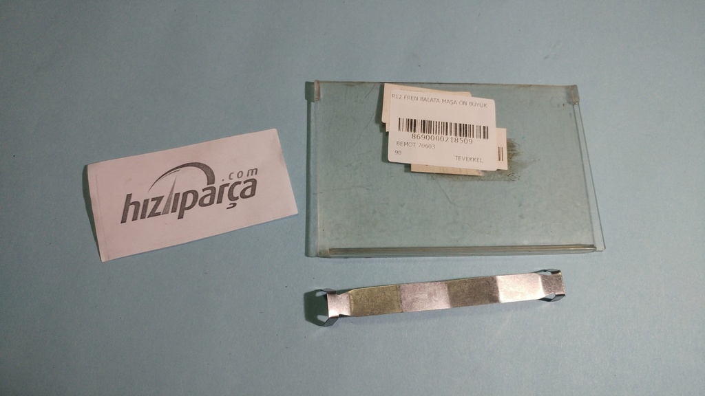 [BEMOT 70603] R12 Fren Balata Maşa Ön Büyük