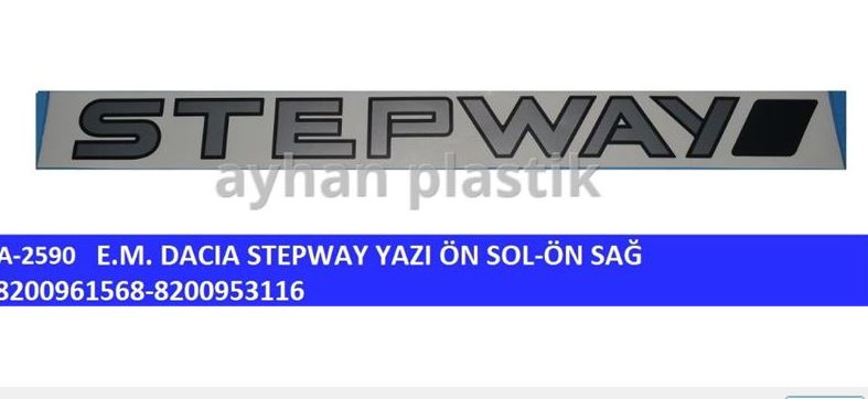 [AYH-A2590] Stepway Yazı Eski Model 51984548