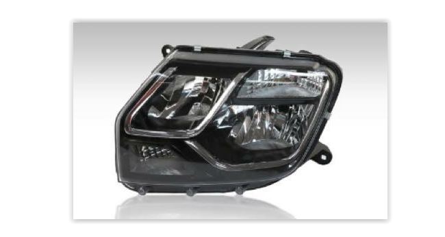 [AYFAR 404529] Duster 2010- Siyah Komple Far Sol ( Gündüz Farı Kareli ) 260606709R