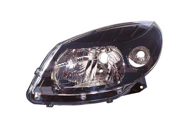 Logan Sandero 13- Komple Far Sağ Siyah 8200526422