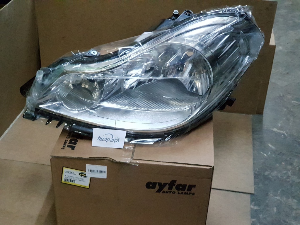 Symbol 2007-2011 Komple Far Sol ( Far Motorlu ) 7701070630