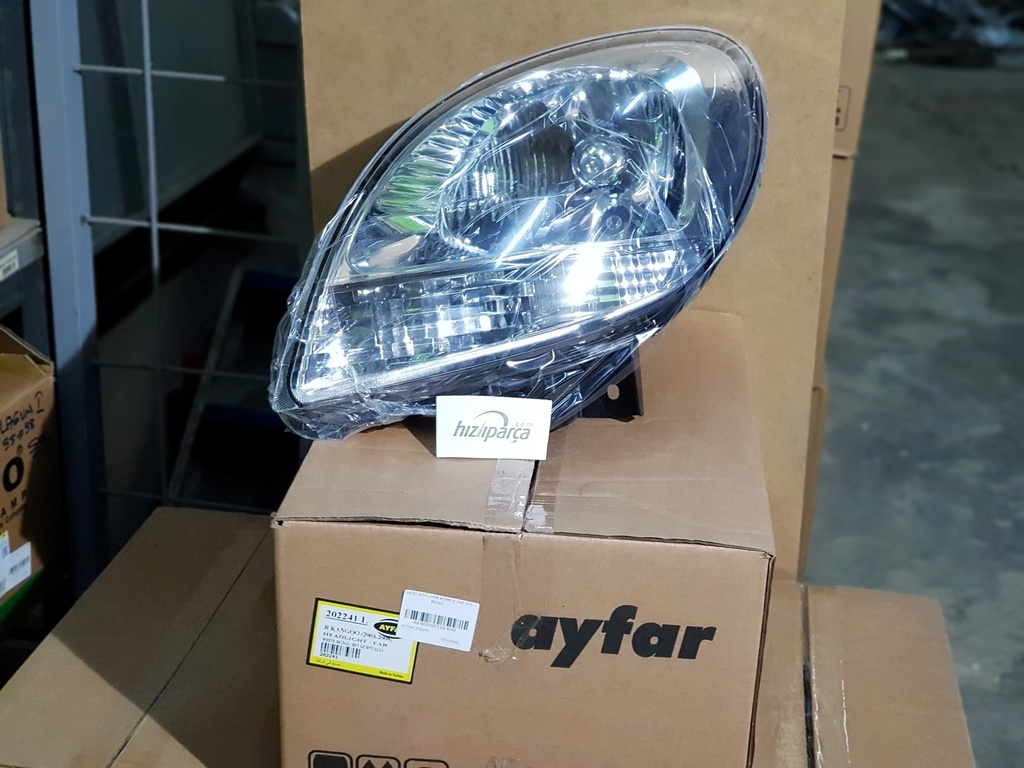 Kango 2003-2008 Komple Far Sol Beyaz 7701069086