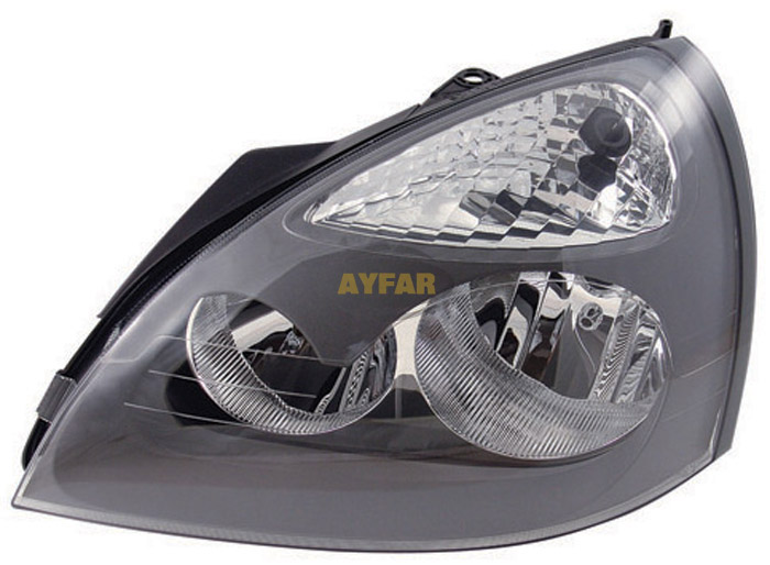 Clio 2001-2005 Komple Far Sağ Gri (Motorsuz ) 7701057658
