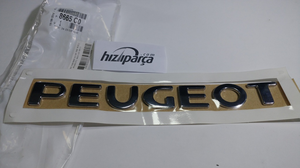 P307 Partner 02-08 Yazı ( Peugeot) 8665.C0 Orjinal