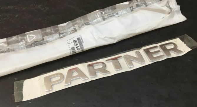 P307 Partner Arka Yazı ( Partner) 2002-2017 8665.Ap Orj