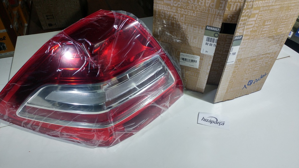 [8200757700] Megane 2 2008-2010 Sedan Komple Sol Arka Stop Arka Sisli 8200757700 Mais