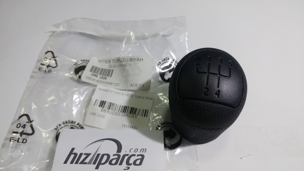 [URS 122S] Kango 2 Clio 2 Vites Topuz Siyah 8200568122