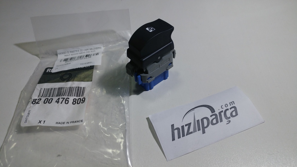 [8200476809] Kango 2 Master 3 Cam Düğme Mavi 8200476809 Orjinal
